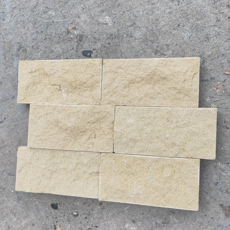 beige sandstone slab