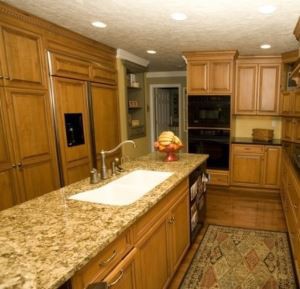 Giallo kuldne countertop