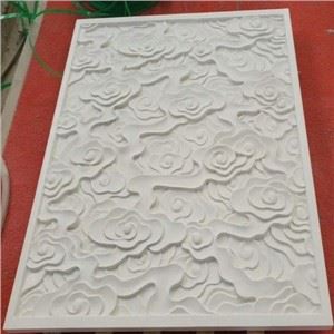 Valge marmori CNC muster