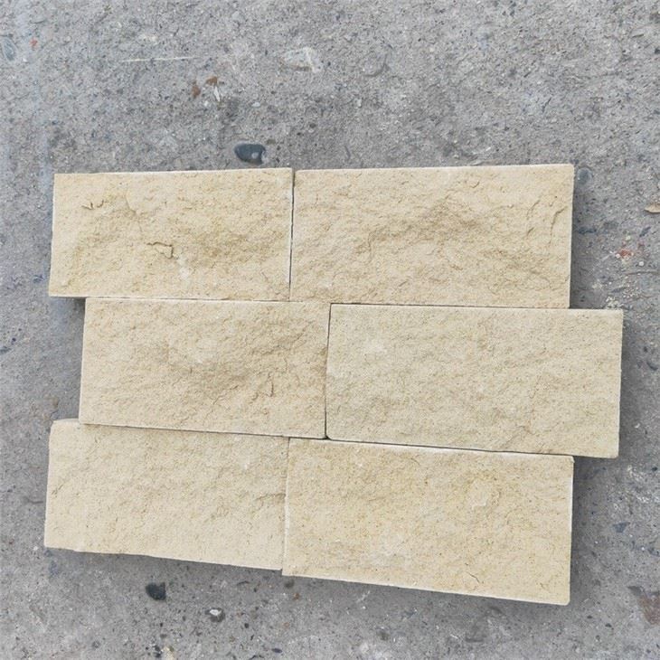 beige sandstone slab