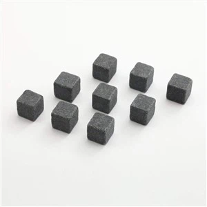 9 PCS Naturaalne Blak Graniidist viskikivid
